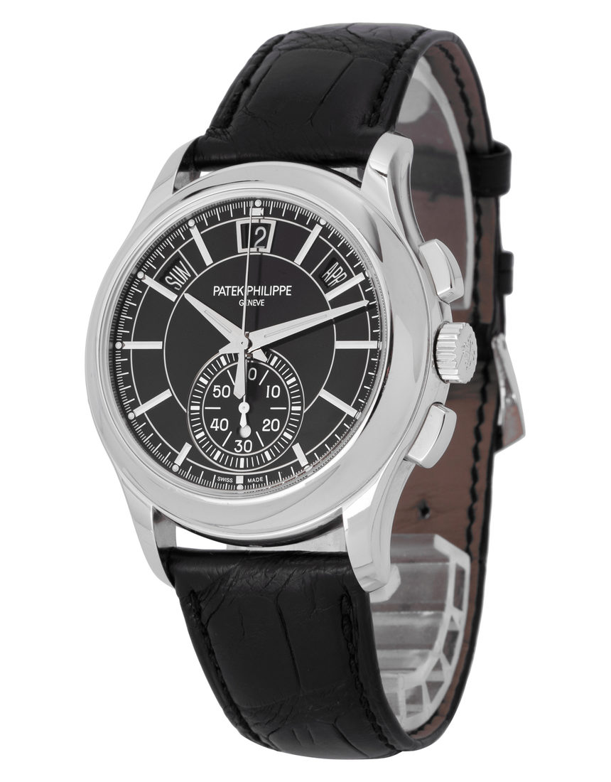 Patek Philippe Annual Calender Chronograph 5905P-010 - 42 mm Leather side