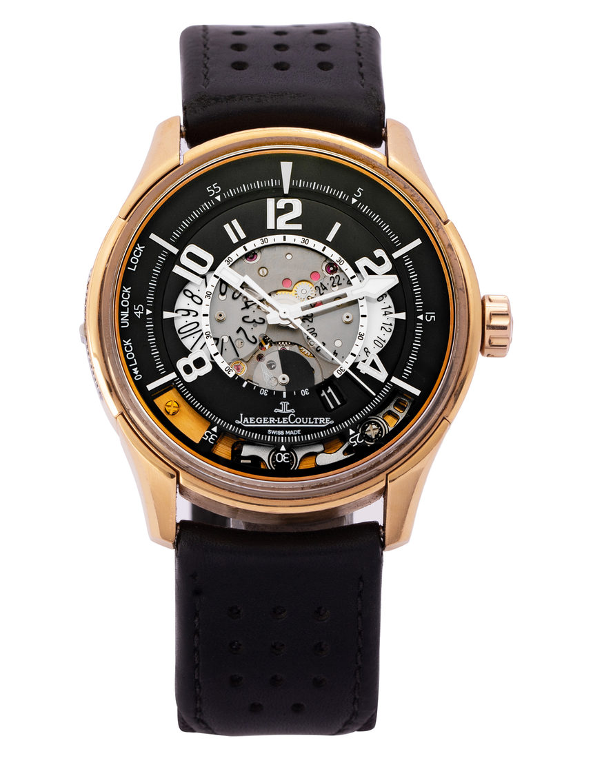 Jaeger-LeCoultre AMVOX 2 Aston Martin Chronograph 192.2.25 - 44 mm Leather back