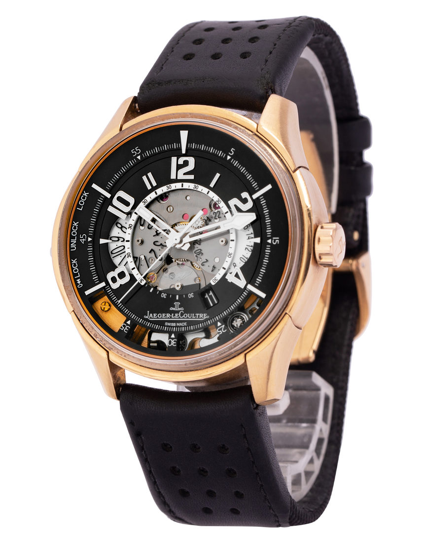 Jaeger-LeCoultre AMVOX 2 Aston Martin Chronograph 192.2.25 - 44 mm Leather side