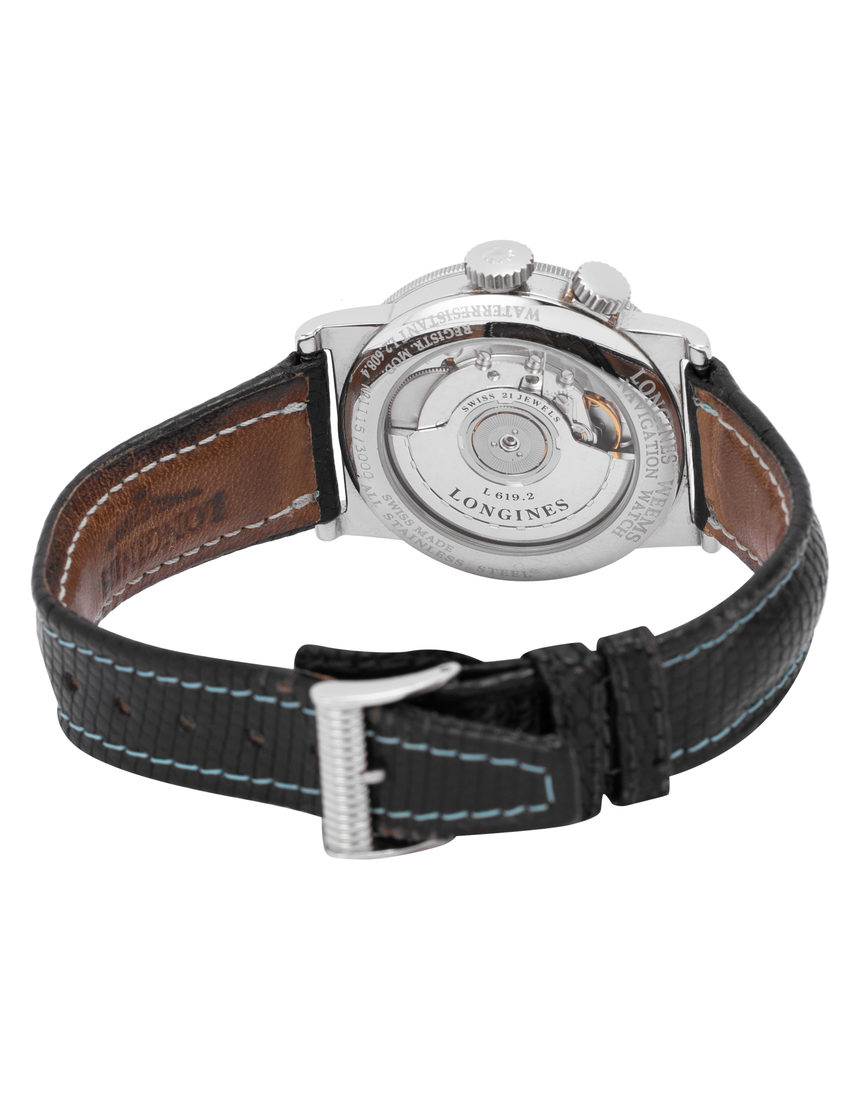 Longines  Weems Navigation  L2.608.4.53.2 - 37 mm Leather