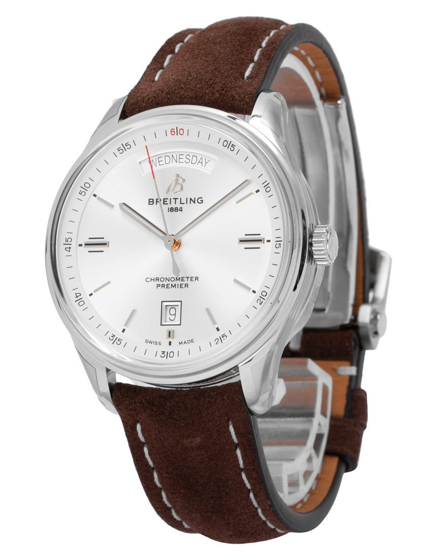 Breitling Premier Automatic Day-Date 40 A45340211G1X1 - 40 mm Leather side