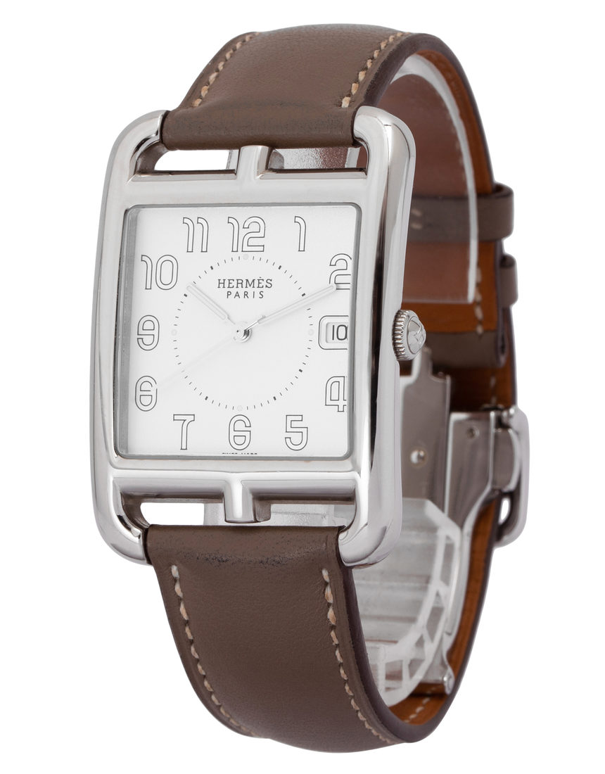 Hermes Cape Cod Quartz CC1.810 - 46 mm Leather side