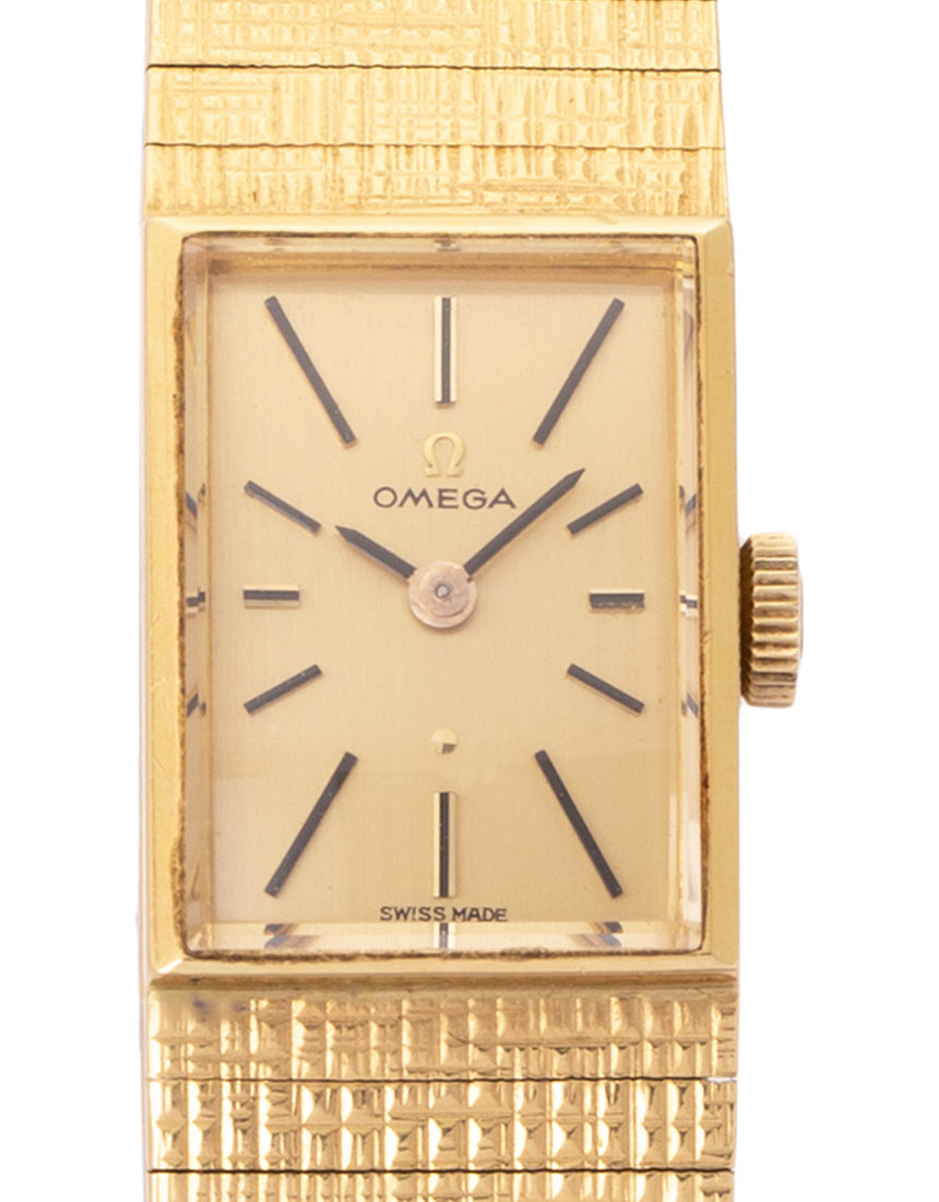 Omega Vintage 8101 - 14 mm Yellow Gold