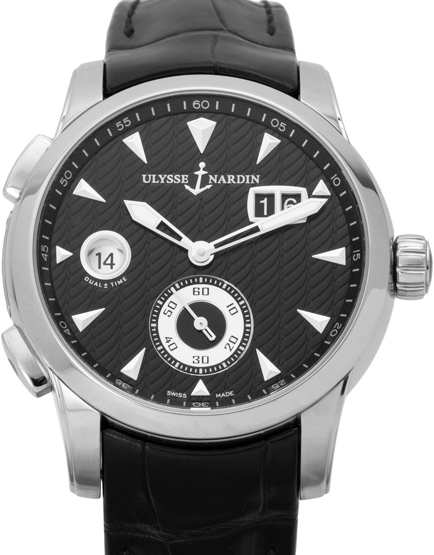 Ulysse Nardin Dual Time 3343-126-912 - 42 mm Leather