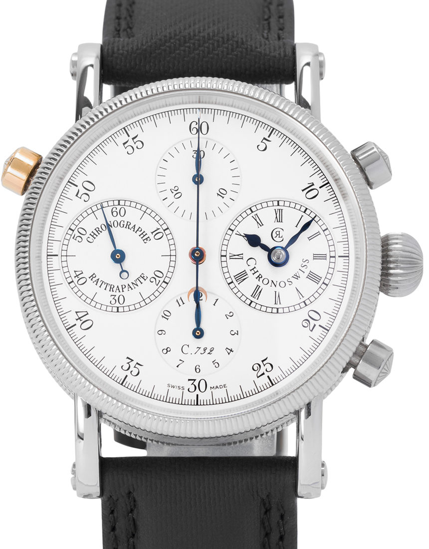 Chronoswiss Chronograph Rattrapante CH7323 - 38 mm Leather
