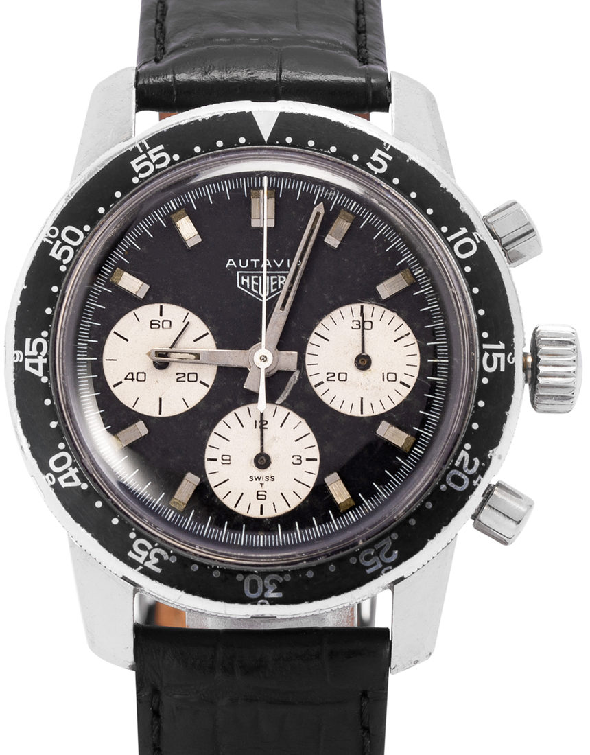 Heuer Autavia  2446C - 40 mm Leather