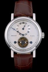 Breguet Classique Complications 5317 White Dial Brown Strap Watch Replica With Low Price For Sale