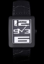 Franck Muller Infinity 3778 QZ R AL Square Black Tone White Arabic Numbers White Hands Watch for Him FM039