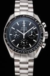 Fake Omega Speedmaster Professional 40mm Tachymetre Bezel Stick Marker Pencil Pointer Three Sub-dials Stainless Steel Watch 311.30.42.30.01.005
