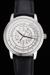 PP Chronograph Stainless Steel Case White Face Pulsemeter and Telemeter Scale Watch 5975G-001