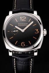 Swiss Panerai Radiomir 1940 PAM00512 Black Dial & Leather Strap Stainless Steel Case Watch Replica