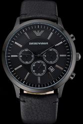Emporio Armani EA AR2498AR2498_NLP1_NLC Black Tone Men's Sportivo Chronograph Watch