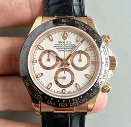 Rolex Daytona Cosmograph 116515LN JF Rose Gold White Dial Swiss 7750