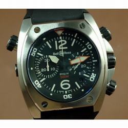 Bell & Ross BR-02 BR 02 Chronograph Steel Finish 7750 Mens Imitation