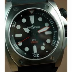 Bell & Ross BR-02 Top BR 02 Pro Dial Carbon Finish ETA 2824-2 Mens