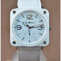 Bell & Ross BRS-98 BR-S Ceramic White Dial & Diamonds Quartz Fake Ladies