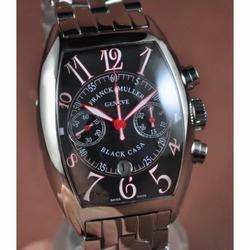 Franck Muller Casablanca Chronograph Ladies Luxury 8885CCCDT-SS-BLK 7750