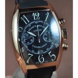 Franck Muller Casablanca Chronograph 8885CCCDT-SS-BLK 7750 Ladies Luxury